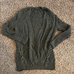 American Eagle Olive Green Cardigan